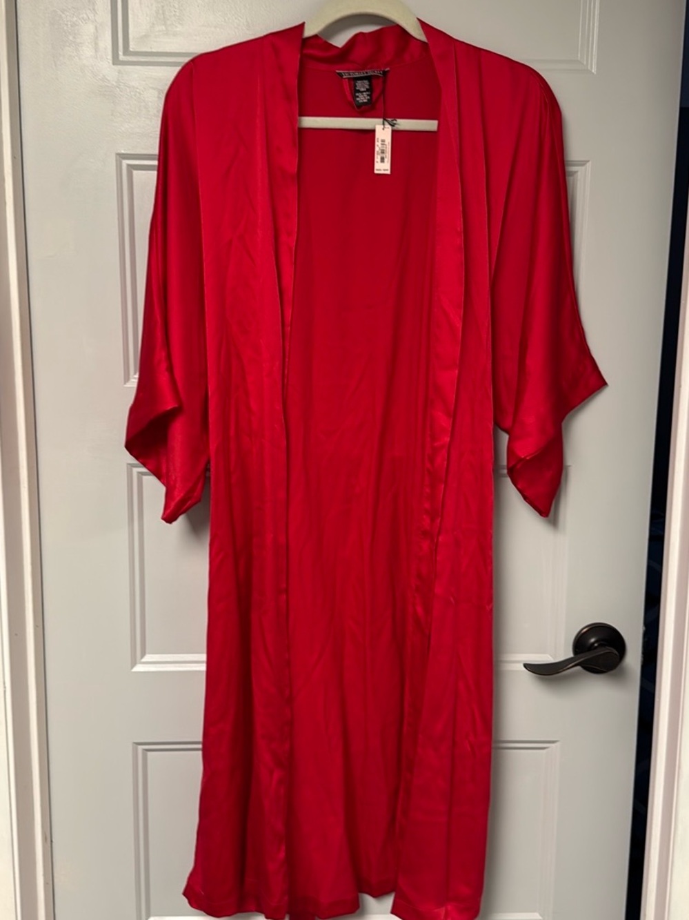 Victoria's Secret Red Satin Kimono Robe